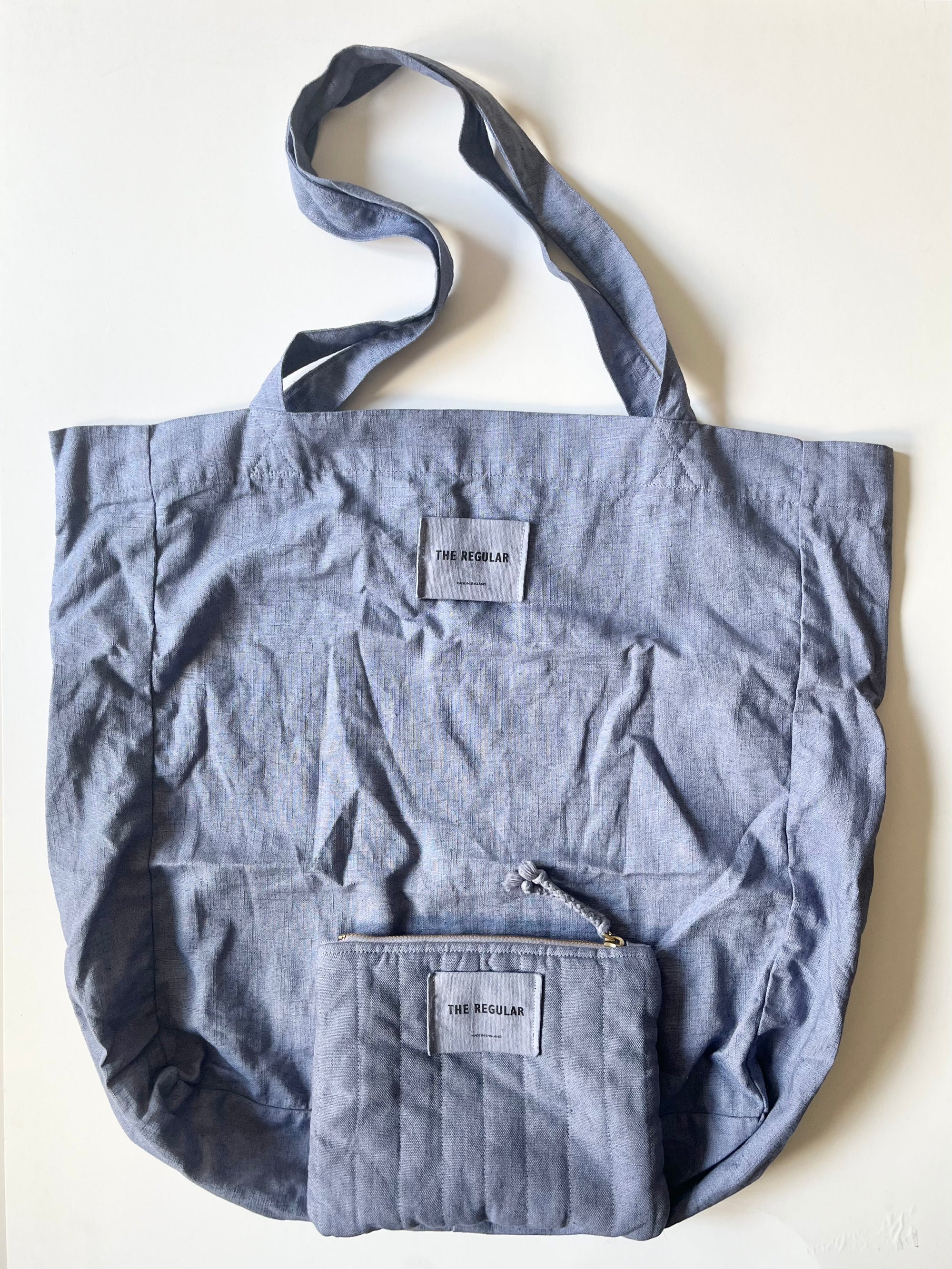 The Overspill Tote - Delphinium