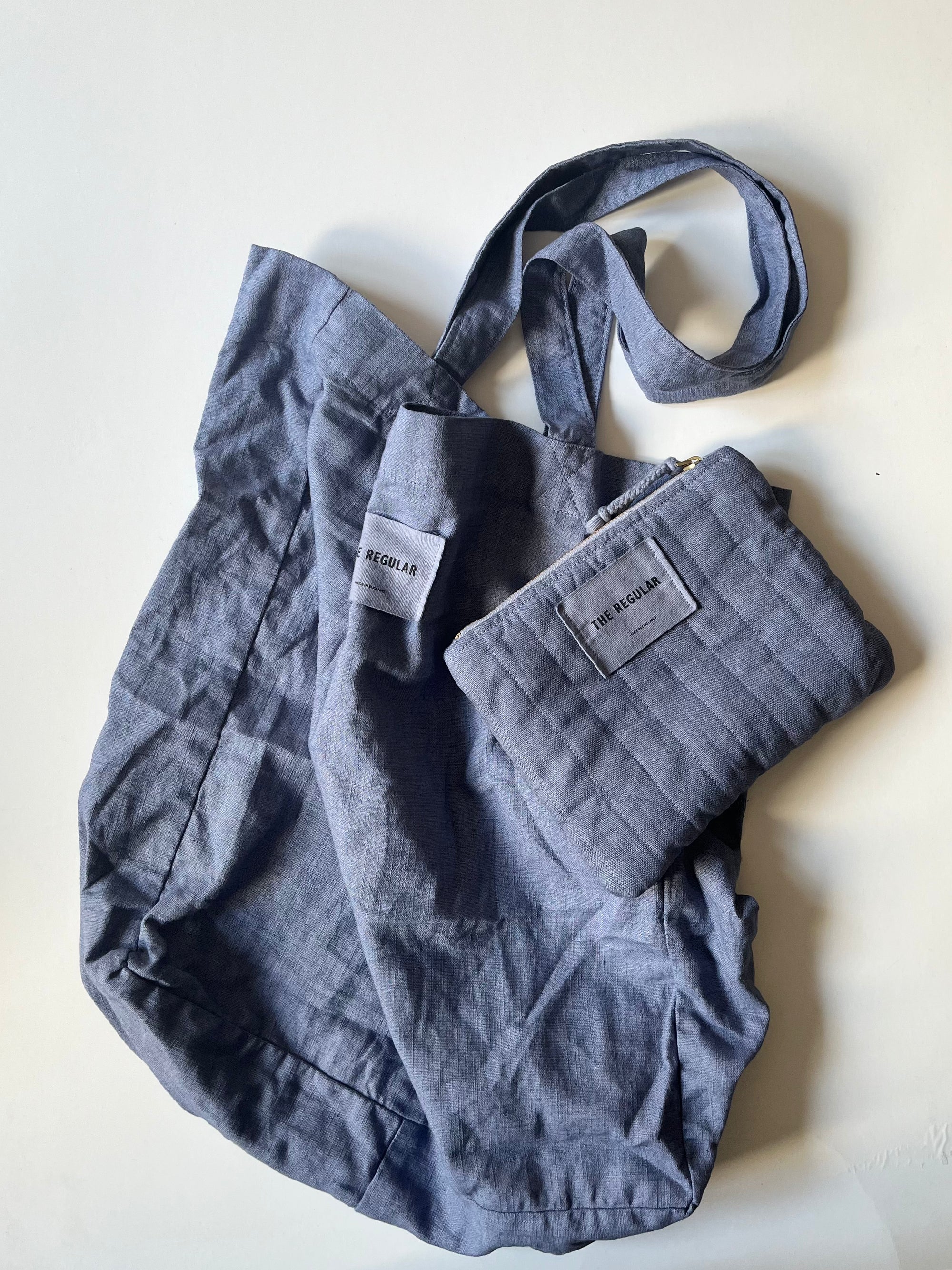 The Overspill Tote - Delphinium