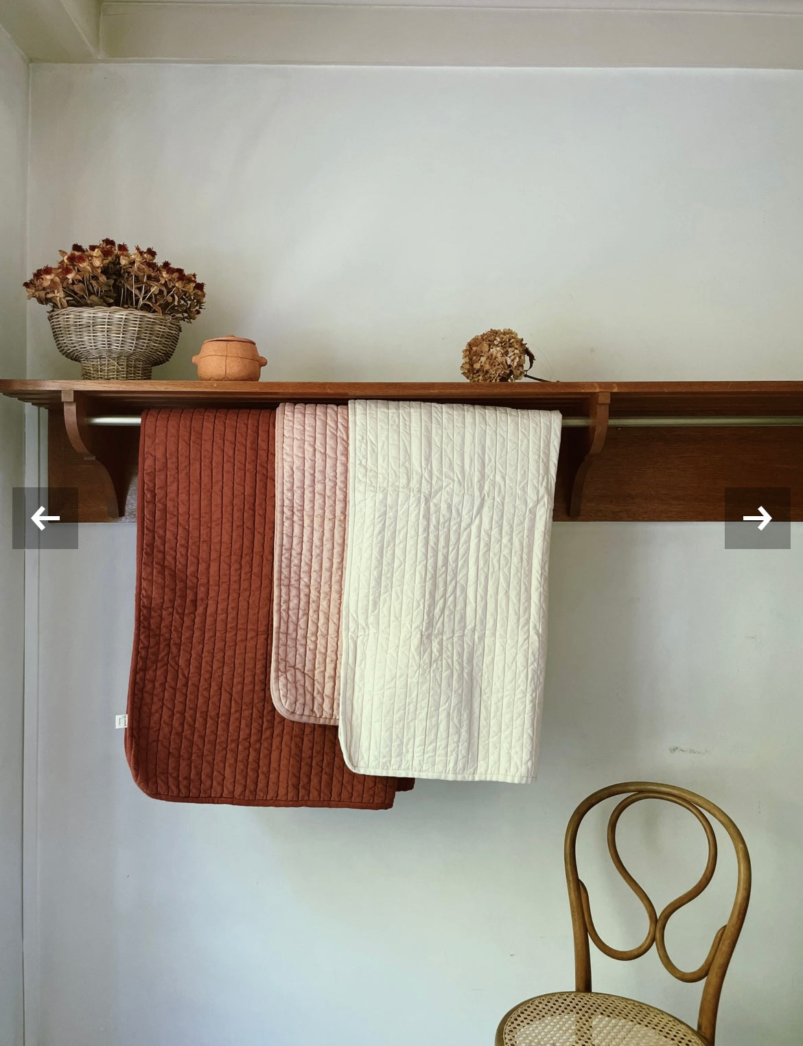 Quilt Blanket - Coffee