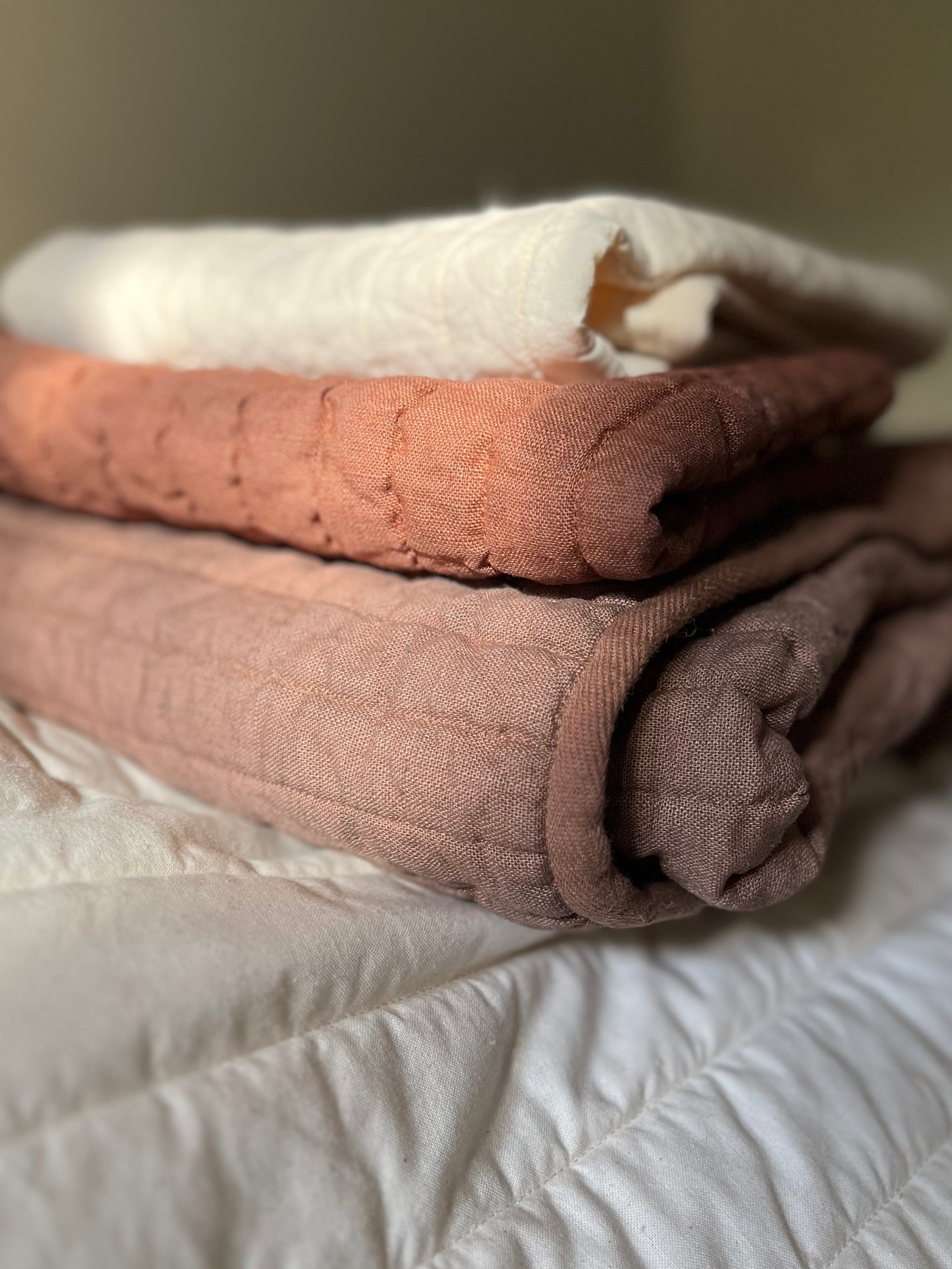 Quilt Blanket - Tea Rose