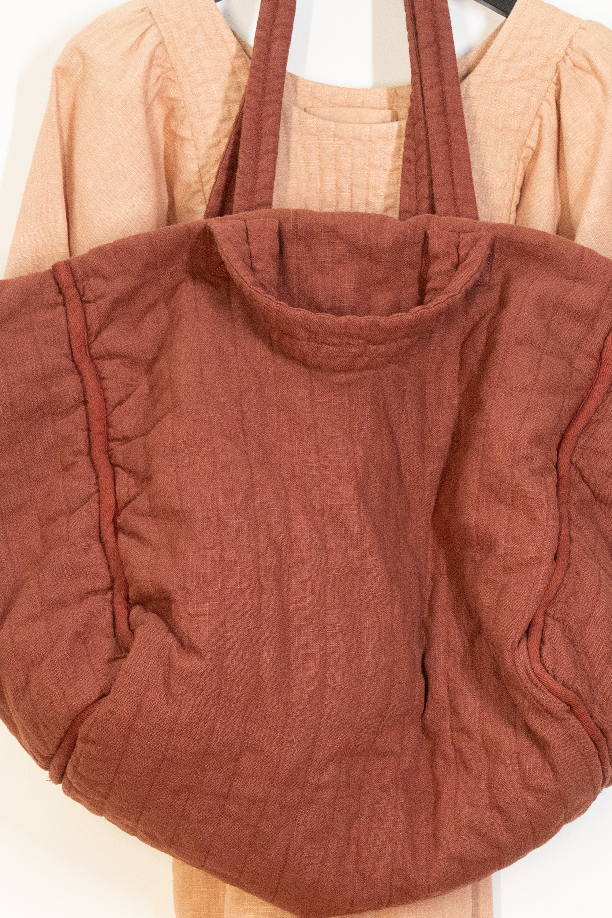 Quilt Tote - Rosewood Linen