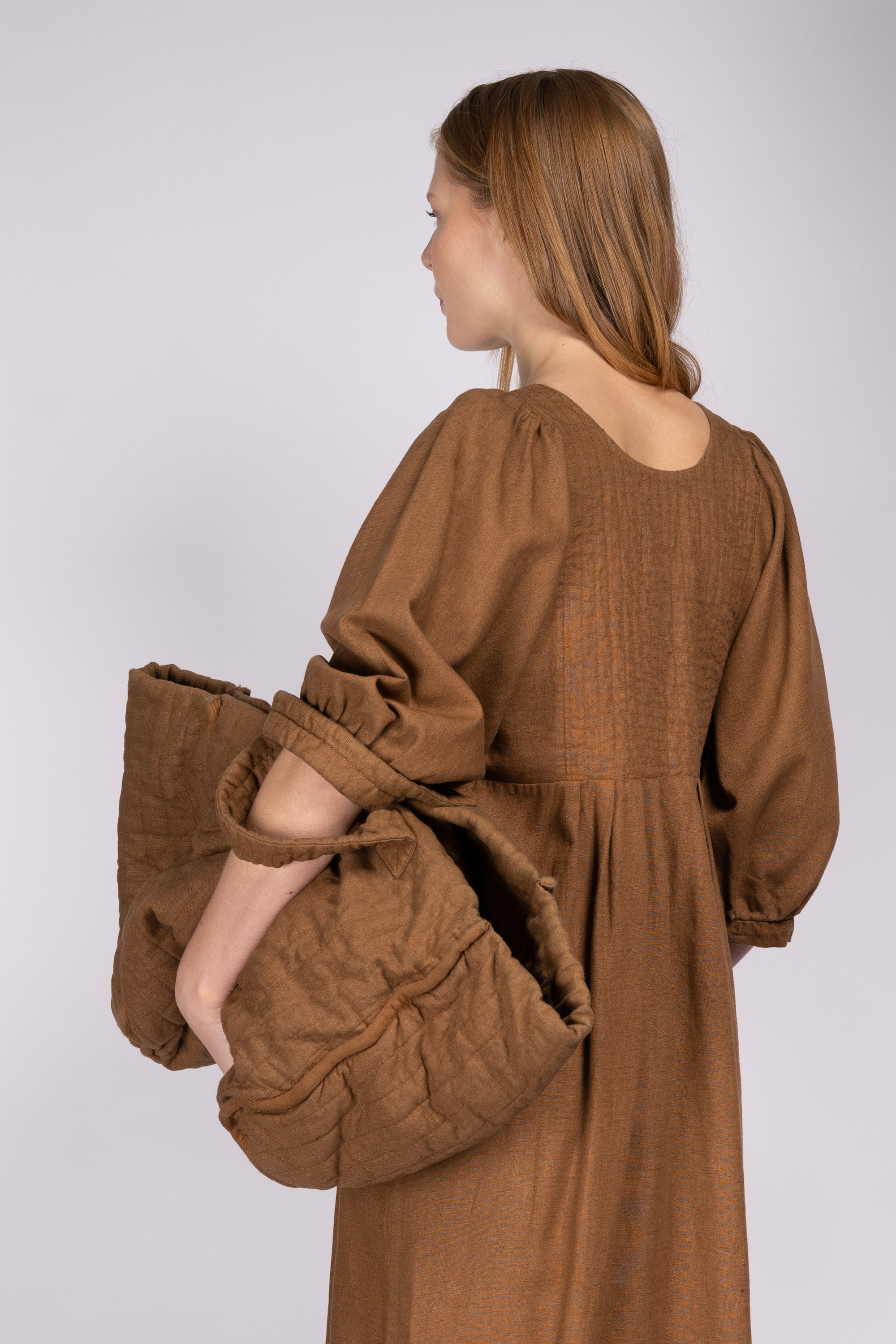Quilt Dress - Wholewheat Linen